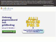 Tablet Screenshot of bankgiroloterij.nl